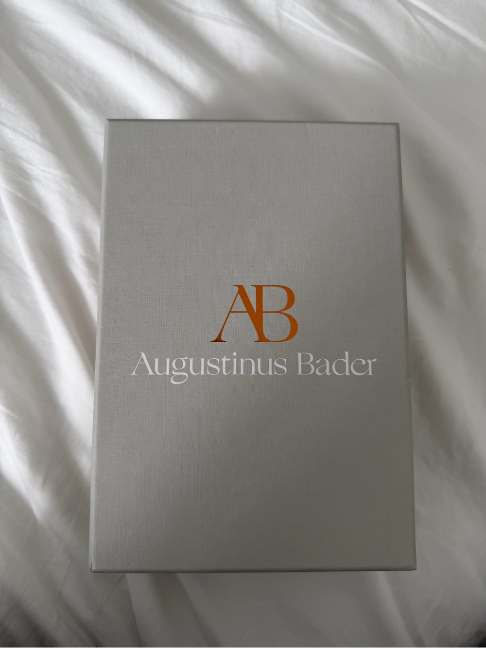Augustinus Bader Luxury Gray EMPTY Gift Box with Copper Logo - Discovery Duo